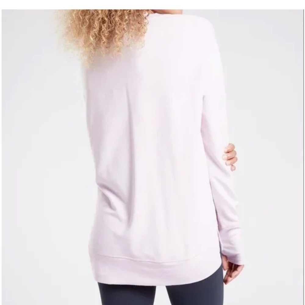 ATHLETA LILAC COASTER LUXE SWEATSHIRT - Picture 3 of 8